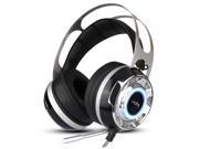 VOTS Professional Esport Gaming 7.1 Virtual Surround Sound Stereo Music Headset Headphone Bass Vibration Over Ear USB 3.5mm Wired with Mic LED Light