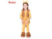 FESTNIGHT Fancy Lion King Costumes Halloween Children Party Skirt Suit Cosplay Jungle Lion Costume