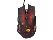 Professional USB Wired Optical Gaming Mouse Adjustable 5 Levels DPI 5500 with 6 Buttons LED Light for Desktop PC Laptop Gamer