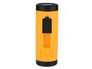 Portable Multifunctional Bluetooth Wireless Bicycle Cycling Outdoor Sports Speaker Flashlight FM Radio Power Bank yellow