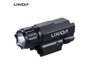 LIXADA P10 LED Tactical Gun Flashlight Handgun Torch Light 2 Modes Maximum 600 Lumens for Hiking Camping Hunting