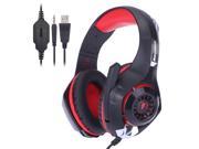 Beexcellent GM 1 Professional Esport Gaming Headset Stereo Bass Headphone Earphone Over Ear 3.5mm USB with Microphone LED Light Noise Reduction for PS4 Xbox O