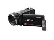 ORDRO HDV Z8 1080P Full HD Digital Video Camera Camcorder 16×Digital Zoom with Digital Rotation LCD Touch Screen Max. 24 Mega Pixels Support Face Detection