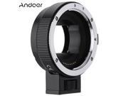 Andoer Auto Focus AF EF NEXII Adapter Ring for Canon EF EF S Lens to use for Sony NEX E Mount 3 3N 5N 5R 7 A7 A7R A7S A5000 A5100 A6000 Full Frame