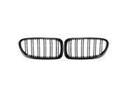 One Pair Front Gloss Black Grille Grilles for BMW F18 F10 2010 2014