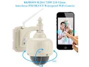 KKmoon® 3.5 H.264 HD 720P 2.8 12mm Auto focus PTZ Wireless WiFi IP Camera Security CCTV Camera Home Surveillance