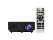 RD 810 Full Color 100 LED Projector 1000 Lumens 1080P 1500 1 Contrast Ratio Projection Machine w HDMI VGA AV USB Port Remote Controller for Notebook Laptop Ta