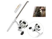 Mini Aluminum Pocket Pen Fishing Rod Pole Reel