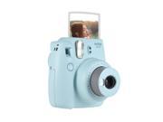 Fujifilm Instax Mini 9 Instant Camera Film Cam with Selfie Mirror, Ice Blue
