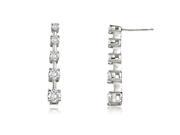 1.50 cttw. Classic Journey Round Cut Diamond Earrings in 18K White Gold SI2 H I