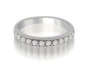 0.35 cttw. Classic Round Cut Diamond Wedding Ring in 14K White Gold VS2 G H