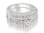 2.15 cttw. Vintage Round Cut Diamond Bridal Set in Platinum (VS2, G-H) 2.15 cttw. Vintage Round Cut Diamond Bridal Set in Platinum (VS2, G-H)