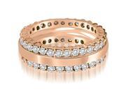 1.75 cttw. Round Prong Diamond Eternity Ring in 14K Rose Gold (VS2, G-H) 1.75 cttw. Round Prong Diamond Eternity Ring in 14K Rose Gold (VS2, G-H)