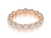 1.25 cttw. Round Diamond Eternity Ring in 14K Rose Gold (VS2, G-H) 1.25 cttw. Round Diamond Eternity Ring in 14K Rose Gold (VS2, G-H)