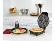 Kalorik Traditional Black and Stainless Steel Belgian Waffle Maker