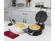 Kalorik Black and Stainless Steel Belgian Waffle Maker with Detachable Plates
