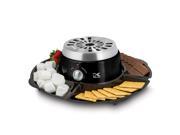 Kalorik Black 2 in 1 S mores Maker with Chocolate Fondue Feature