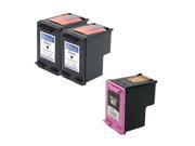TMP HP CC654AN HP 901XL and CC656AN HP 901 Set of 3 Compatible Ink Cartridges Includes 2 High Yield Black and 1 Standard Yield Color Cartridge