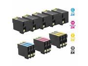 TMP 14 Pack Replacement Epson T252XL 272 XL Ink Cartridges 5 Black 3 Cyan 3 Magenta 3 Yellow