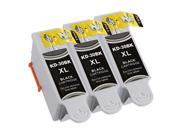 TMP 3 Pack Compatible 30XL Pigment Black Ink Cartridge for Kodak 1550532
