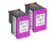 TMP 2 Pack HP CH562WN HP 61 Color Replacement Ink Cartridges