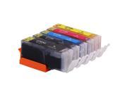 INKUTEN 5 Pack Canon Pixma MG6822 High Yield Ink Cartridges COMPATIBLE