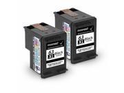 INKUTEN 2 Pack HP OfficeJet 4650 All in one Black High Yield Ink Cartridge COMPATIBLE