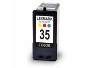 INKUTEN Remanufatured Lexmark 18C0035 35 High Yield Color Ink Cartridge