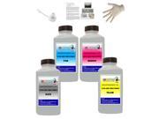 INKUTEN 4 Color Toner Refill Kit for use in HP CF400A X CF401A X CF402A X CF403A X 201A 201X