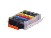 INKUTEN 6 Pack Canon Pixma MG6820 High Yield Ink Cartridges COMPATIBLE