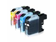 INKUTEN 4 Pack Brother MFC J460DW High Yield Ink Cartridges COMPATIBLE