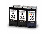 INKUTEN Lexmark P915 Ink Cartridges 3 Pack High Yield COMPATIBLE