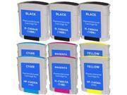 INKUTEN 9 PACK: HP Compatible 3-C4844A ,2-C4836A (HP 11 Cyan) ,2-C4838A (HP 11 yellow) ,2-C4837AN (HP 11 Magenta) INKUTEN 9 PACK: HP Compatible 3-C4844A ,2-C4836A (HP 11 Cyan) ,2-C4838A (HP 11 yellow) ,2-C4837AN (HP 11 Magenta)