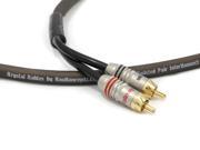 KnuKonceptz Krystal Kable 2 Channel 4M Twisted Pair RCA Cable