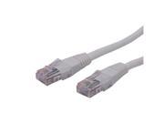 25FT White 24AWG Cat5e RJ45 Male 350MHz UTP Ethernet Bare Copper Network Cable