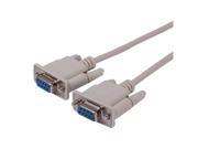 Serial RS232 DB9 9Pin Female to Female F F Cable 1.3M