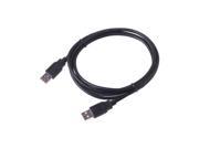 3 FT 1.8M Black USB 2.0 A Male To A Male Cable Cord