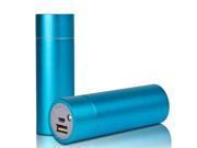 Blue 4500mAh Lipstick Power Bank External Battery Charger For iPhone 4 4S 3G 3GS