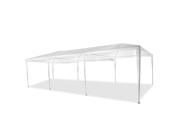 Outdoor Party Wedding Tent 10x30 Canopy Gazebo Pavilion Catering Events White Easy Set without Sidewall for Camping BBQ Commercial Flea Market