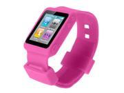 Silicone Watch Wrist Band Case For iPod Nano 6Th 6G Pink