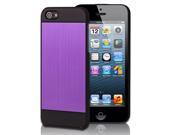 Purple Black Eclipse Slim Fit Snap on Case Cover For Apple New iPhone 5 5th Gen
