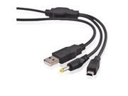 2IN1 USB DC Power Charger Data Trabsfer Cable for Sony PSP 1000 2000