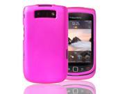 Pink Rubberized Hard Case Cover For Blackberry Torch 9800
