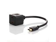 HDMI Male To 2X HDMI Female Y Splitter Adapter Cable New