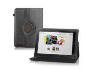 Nook HD 9 Case 360 Degree Rotating PU Leather Case Smart Cover Stand For Barnes Noble Nook HD 9 Tablet with Auto Sleep Wake Feature and Stylus Holder Bl