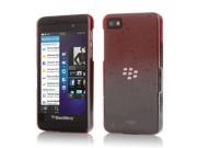 3D Rain Drop Gradient Design Snap On Case Cover Skin For BlackBerry Z10 Red