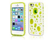 TPU Gel PC HyBrid 3D Bubbles Hard Case Cover Skin For Apple iphone 5 5G Yellow