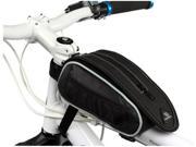 Bicycle Bike Cycling Saddle Outdoor Frame Pannier Front Tube Bag With Rain Cover