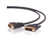 DVI to DVI DVI D Cable 10 Feet Gold Plated DVI Digital Dual Link Male Connector Wire Cord for PC Computer LCD Monitor Display Black