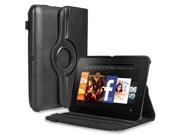 Amazon Kindle Fire HD 7 Case 360 Degree Rotating PU Leather Case Smart Cover Stand For Amazon Kindle Fire HD 7 2012 Previous Model with Auto Sleep Wake Funct